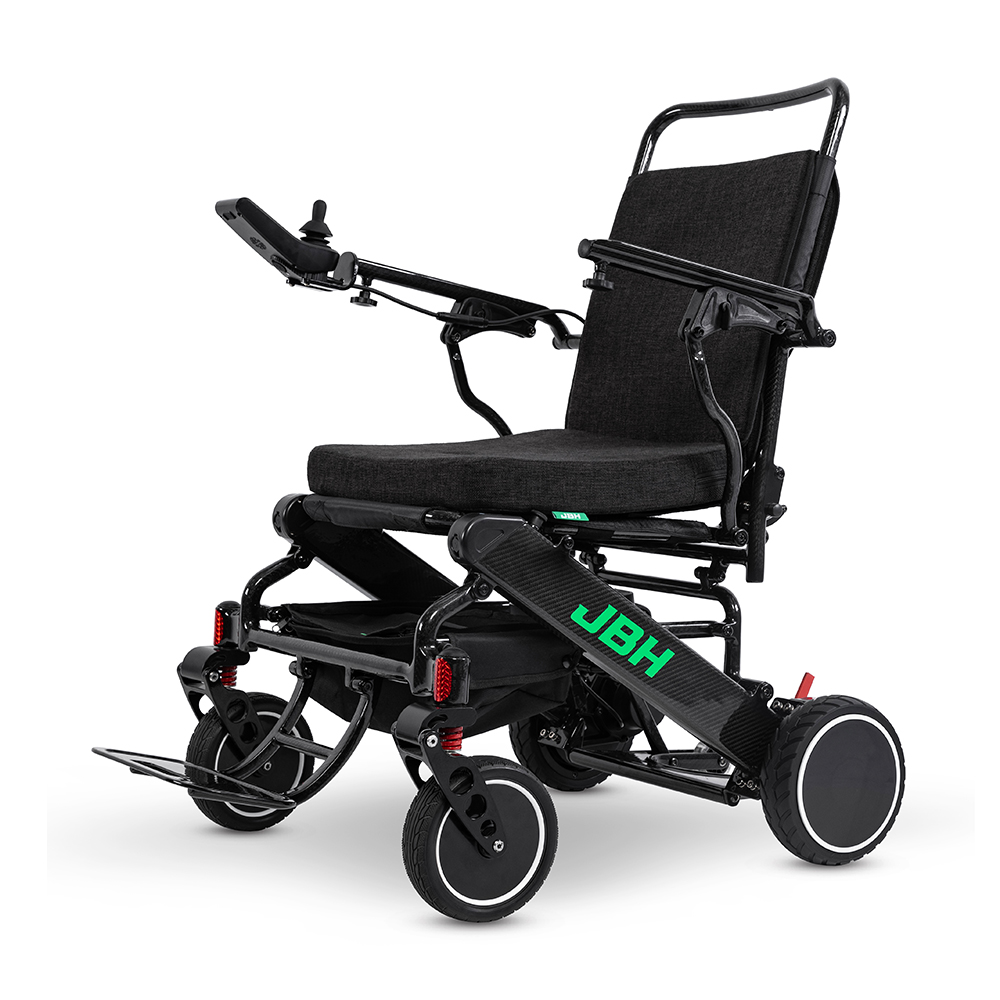 JBH Cadeira de rodas de fibra de carbono elétrica DC02