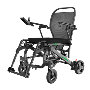 JBH Cadeira de rodas portátil de fibra de carbono para viagem DC08S