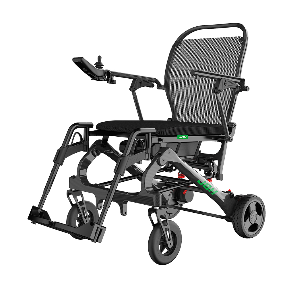 JBH Cadeira de rodas dobrável em fibra de carbono DC09S