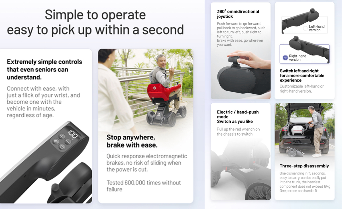 cadeira de rodas el&eacute;trica D30