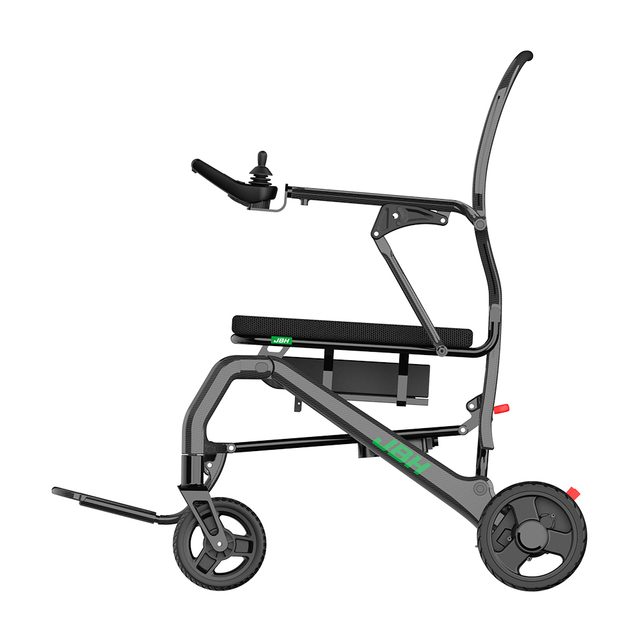 JBH Cadeira de rodas leve ajustável em fibra de carbono DC07L