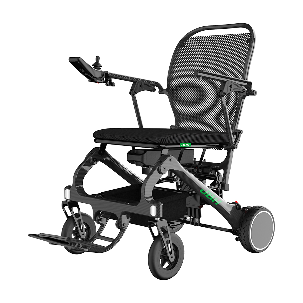 JBH Cadeira de rodas de fibra de carbono alimentada por bateria DC09L