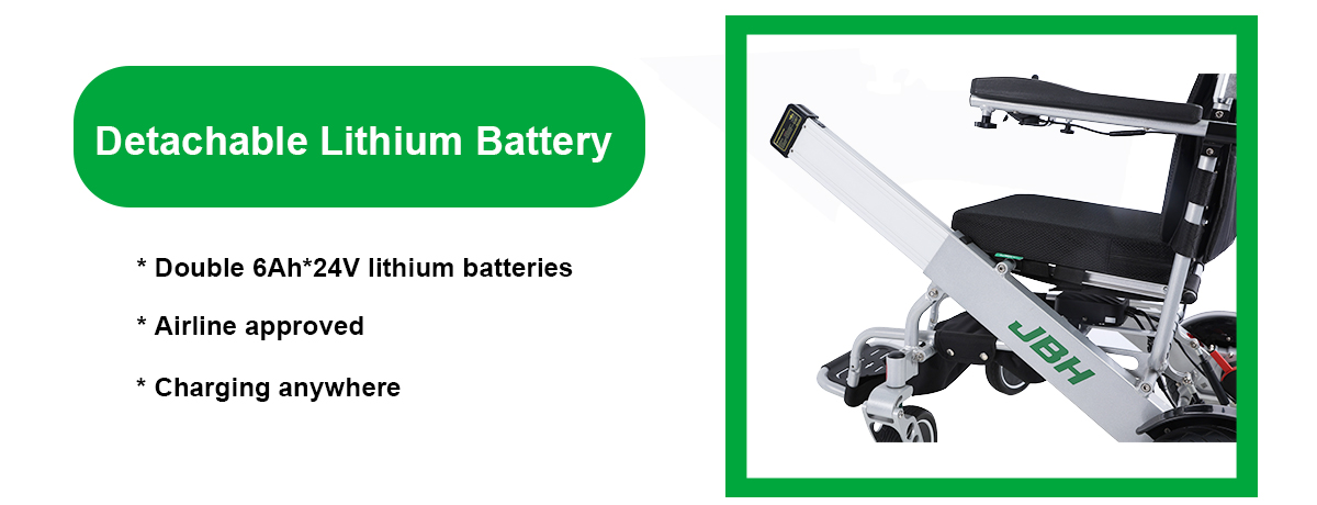 JBH Cadeira de rodas el&eacute;trica D06