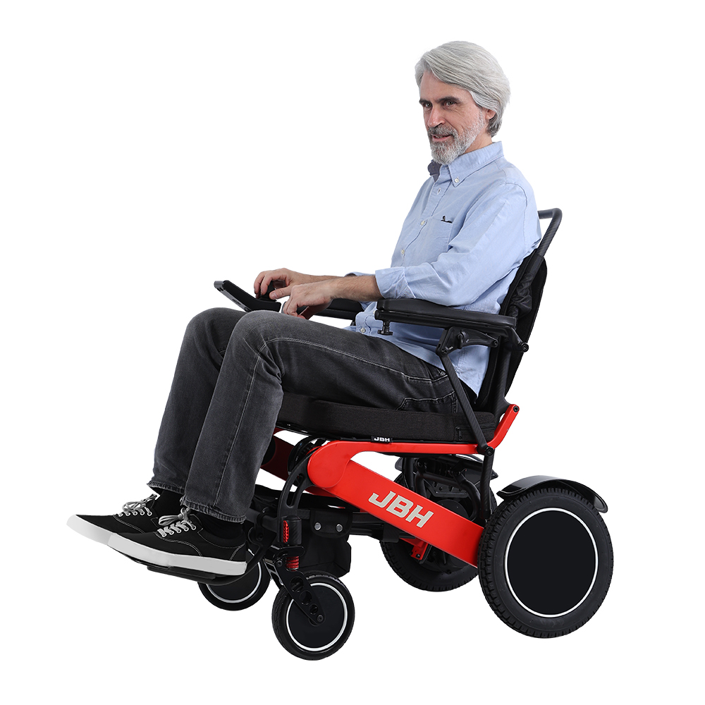JBH Totalmente dobrável Cadeira de rodas de fibra de carbono DC03