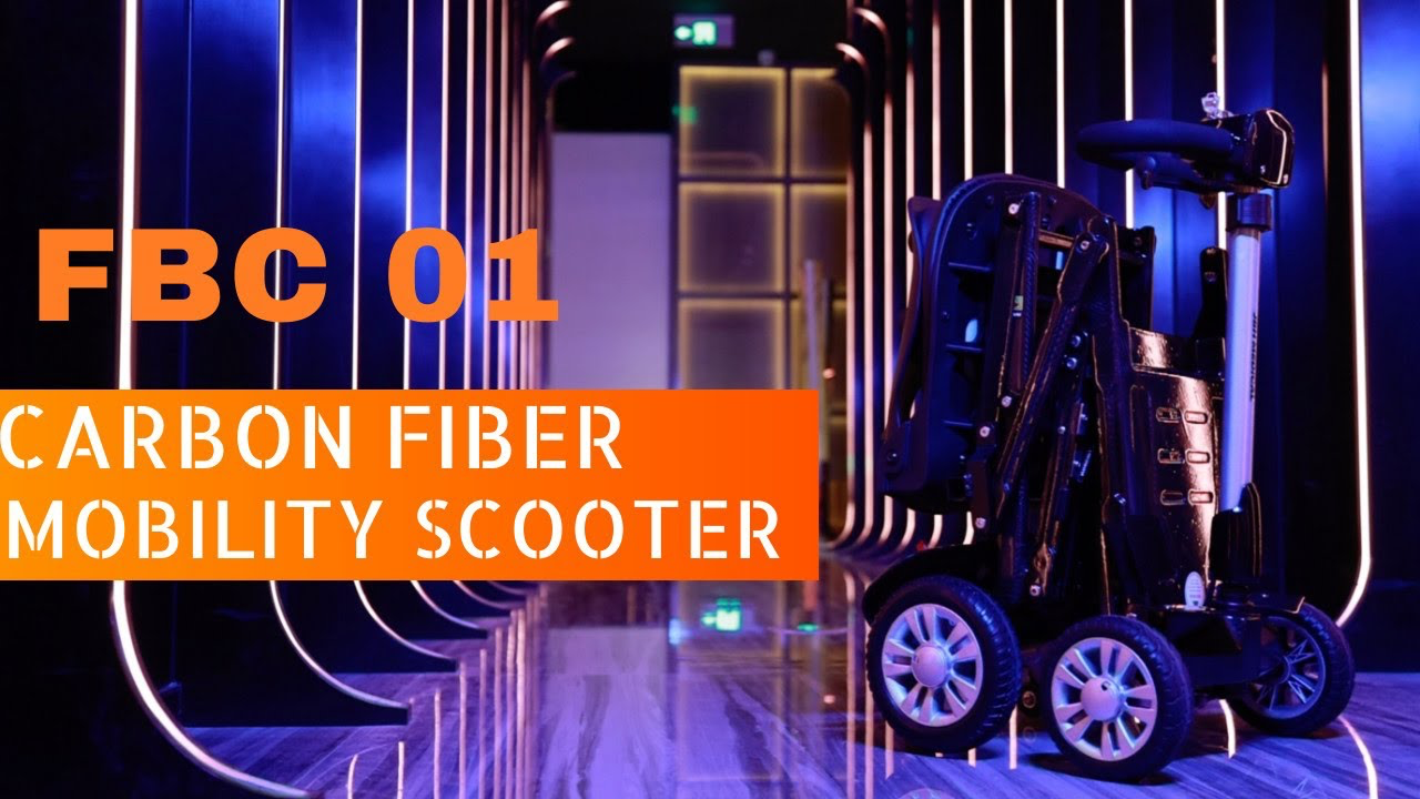Scooter de mobilidade dobrável de fibra de carbono FBC01
