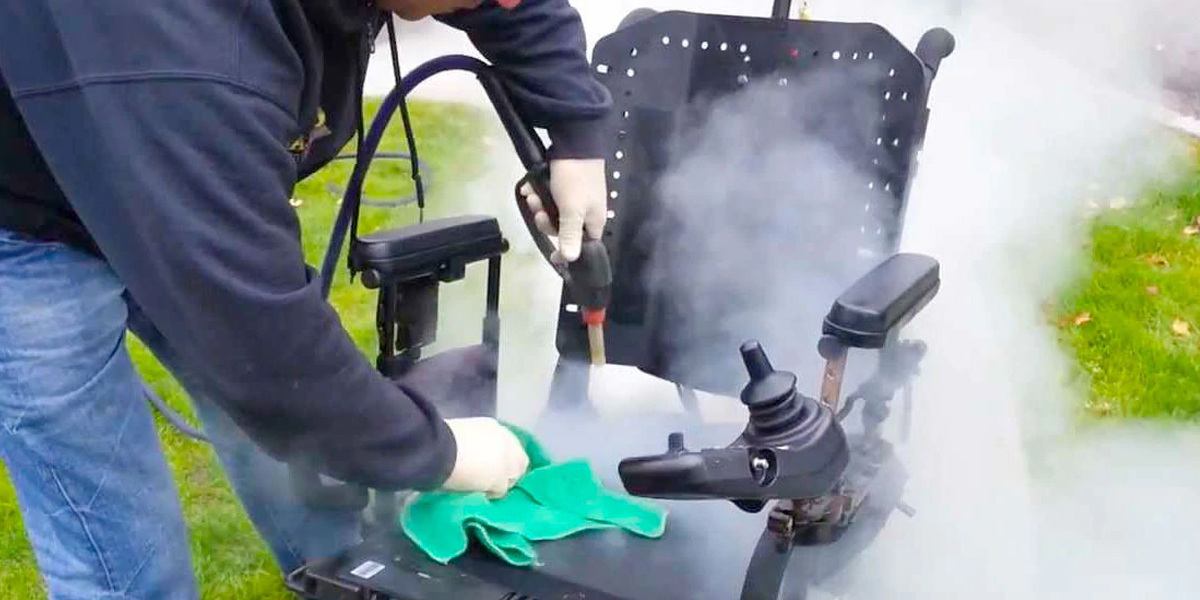 Como limpar a cadeira de rodas-JBH