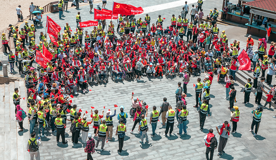 Escalada para cadeira de rodas