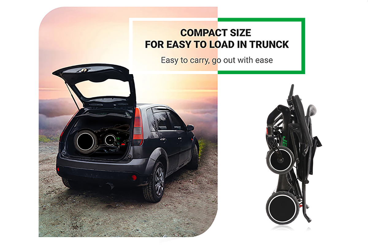 cadeira de rodas el&eacute;trica leve dobr&aacute;vel