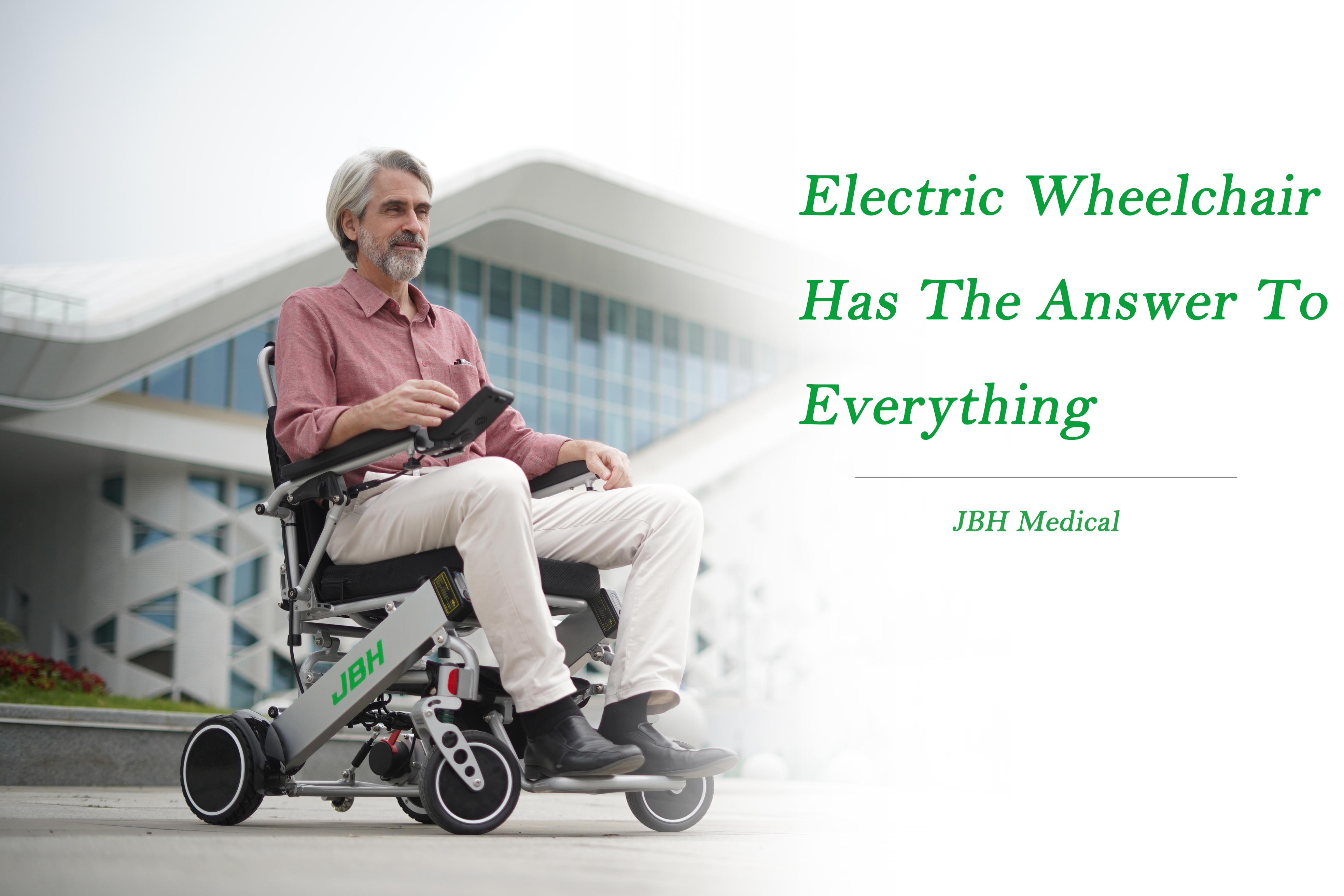 Cadeira de rodas elétrica tem resposta para tudo