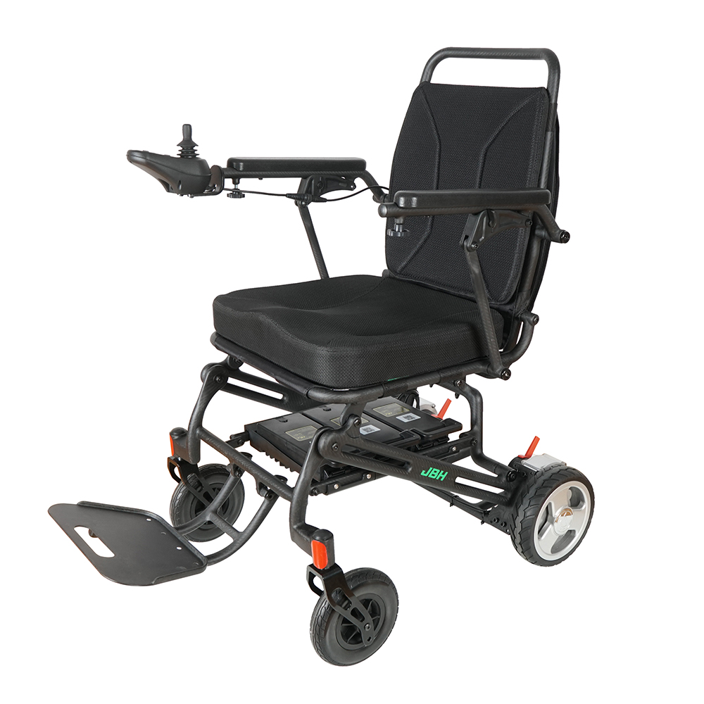 JBH Cadeira de rodas elétrica dobrável de fibra de carbono DC05