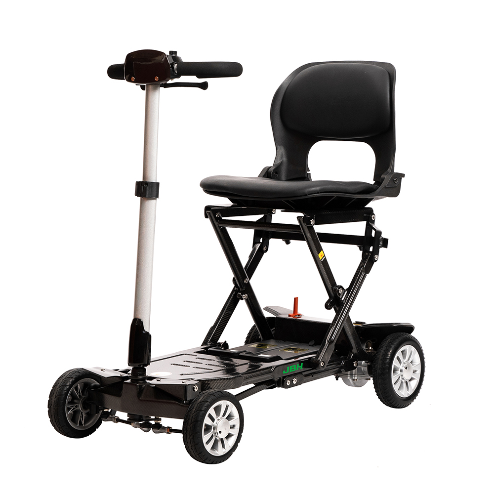 JBH Scooter de mobilidade de fibra de carbono dobrável para idosos