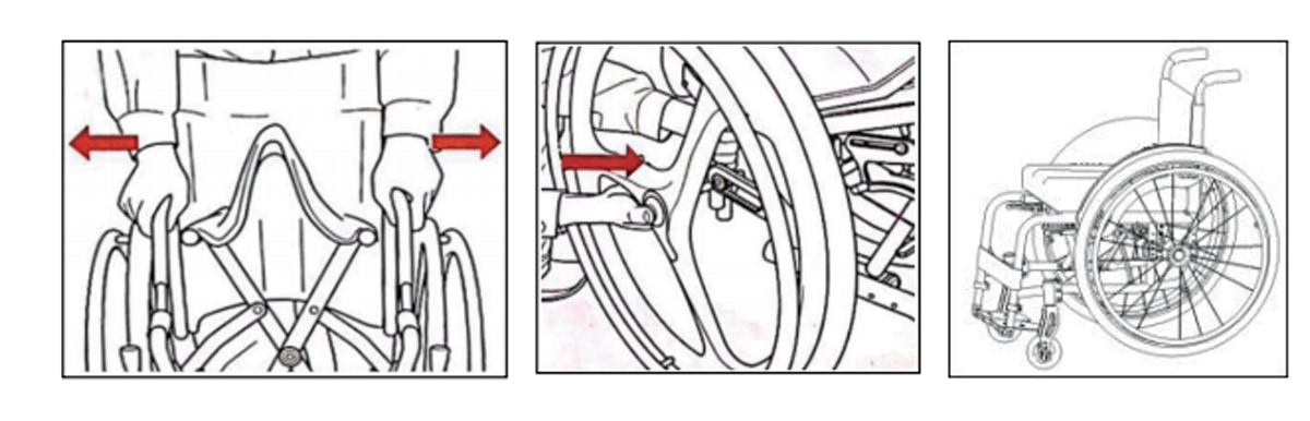 Cadeira de rodas manual S002