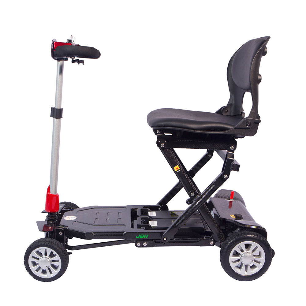 JBH Scooter de mobilidade portátil de fibra de carbono dobrável para viagem