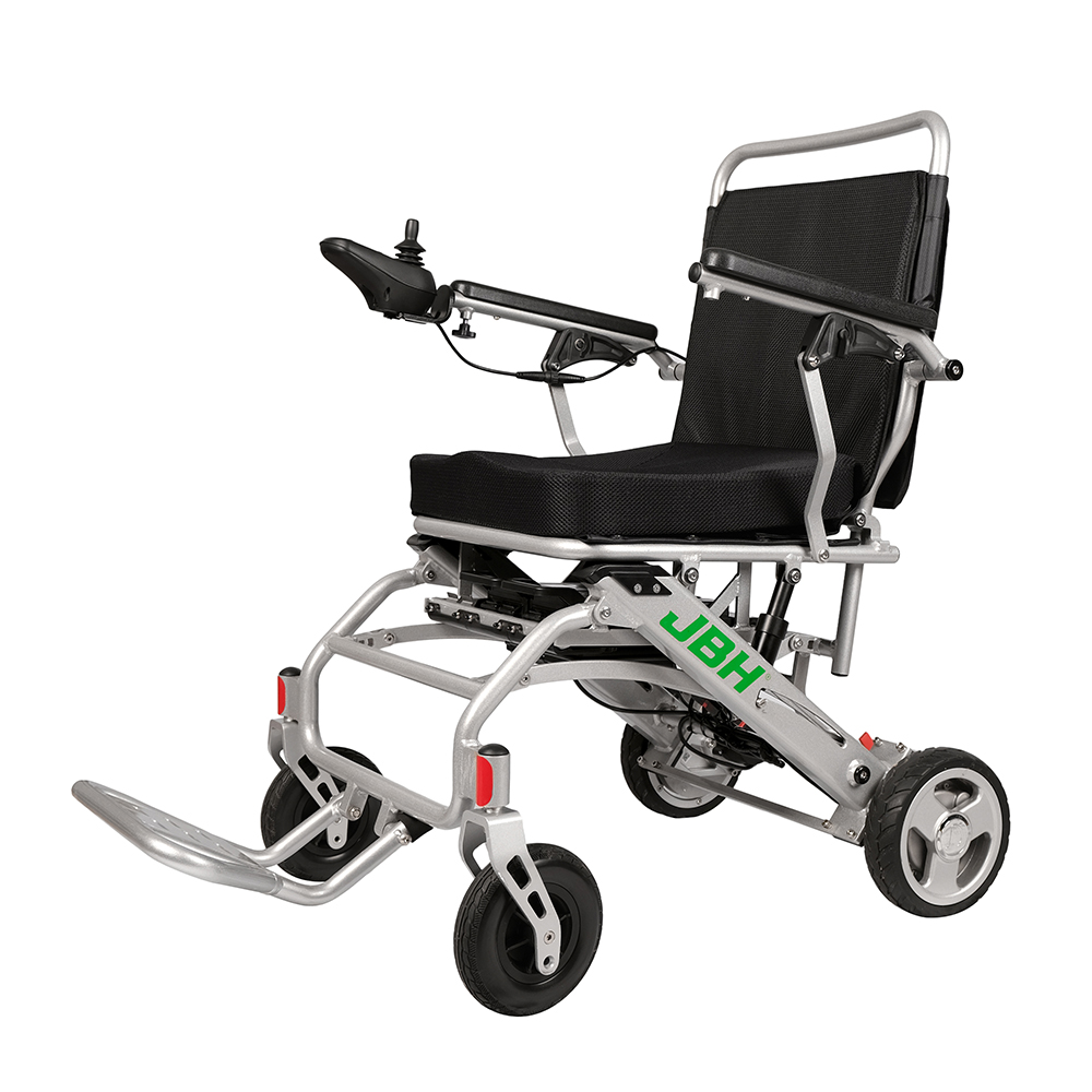 JBH Cadeira de rodas elétrica dobrável para idosos ao ar livre