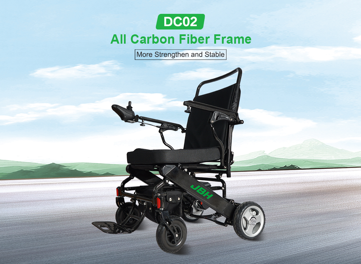 Cadeira de rodas de fibra de carbono 