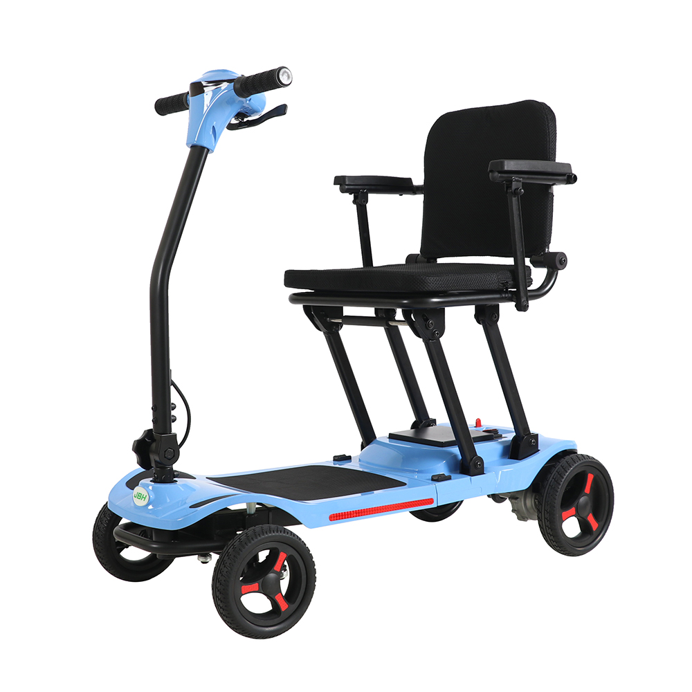 Como as pessoas viajam em aviões com scooters de mobilidade?