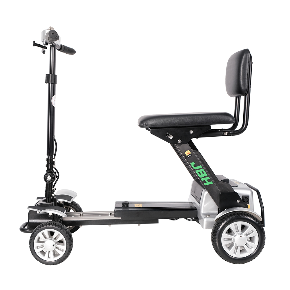 Mecanismos de dobramento de scooters de mobilidade compacta