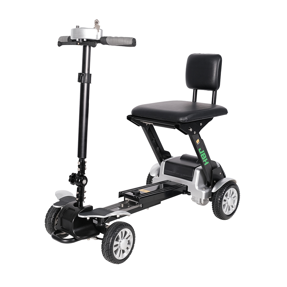 Scooters de mobilidade compacta com encosto: notas de conforto